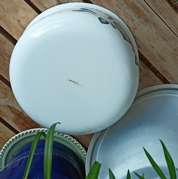 🌷3/15🌷 Vintage bowl with lid Delfts blauw like - Picture 3 of 6